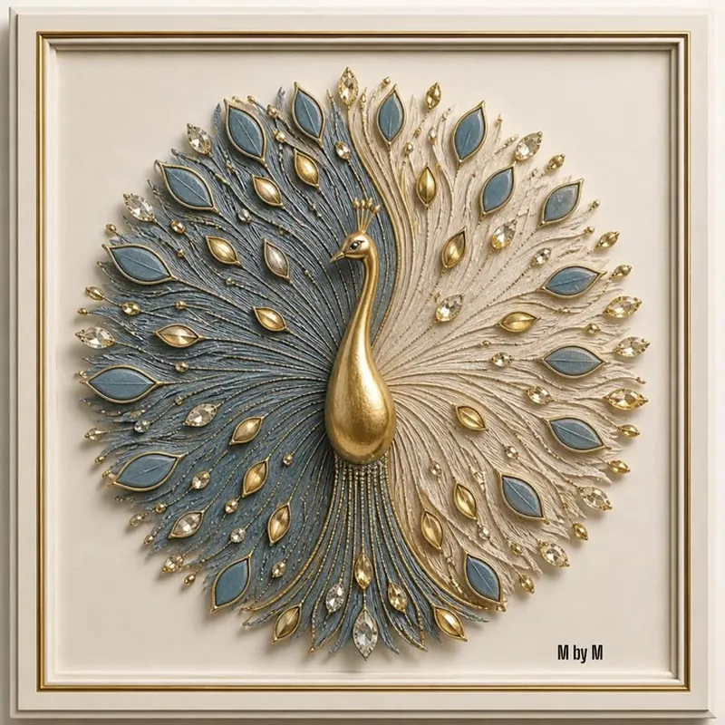 Metal Peacock